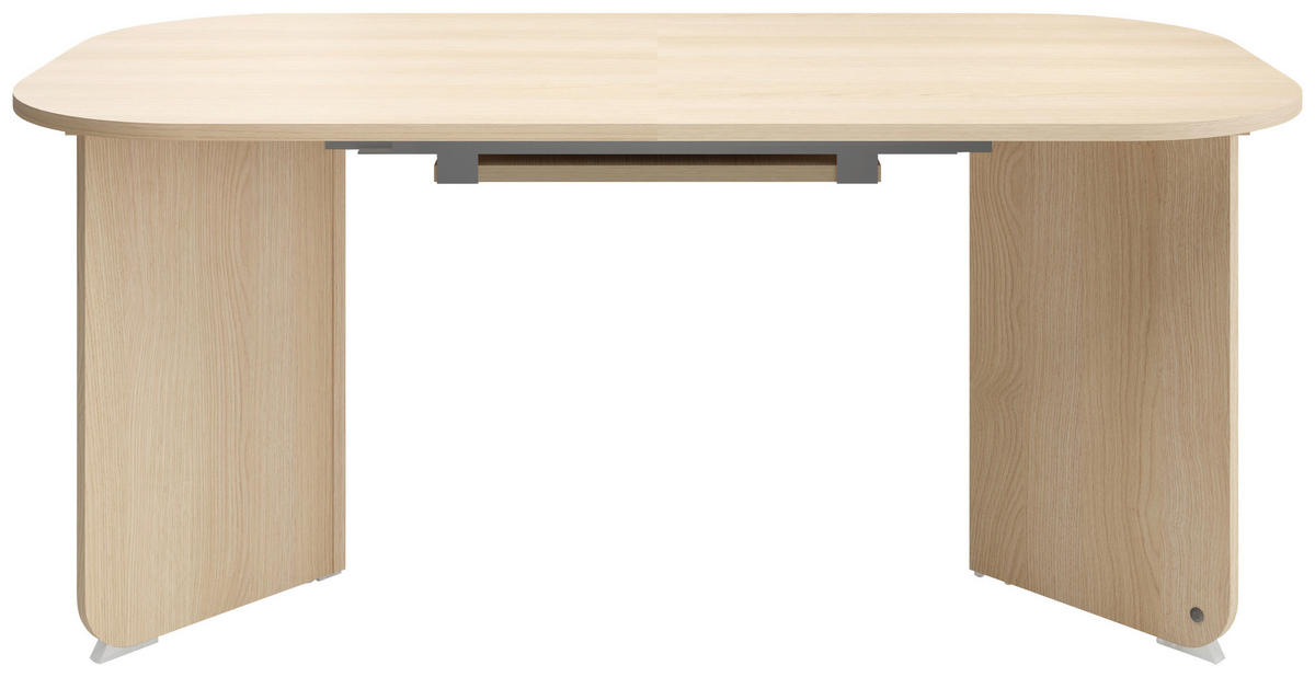 ESSTISCH Hellbraun bootsförmig  ausziehbar, in verschiedenen Größen erhältlich, in verschiedenen Holzdekoren erhältlich, Variantenauswahl  - Hellbraun, Natur, Holzwerkstoff (180-260/90/76cm) - Tom Tailor