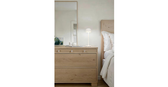 AKKU-TISCHLEUCHTE Las Vegas 7,6/24 cm  - Transparent/Weiß, Design, Kunststoff/Metall (7,6/24cm) - Novel