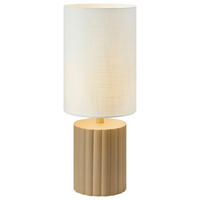 TISCHLEUCHTE - Beige/Weiß, Basics, Textil/Metall (23/57cm) - Markslöjd