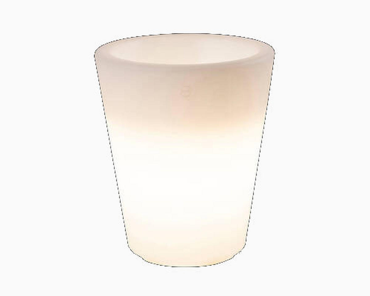 LED-DEKORATIONSLAMPA 34/39 cm   - vit, Basics, plast (34/39cm)