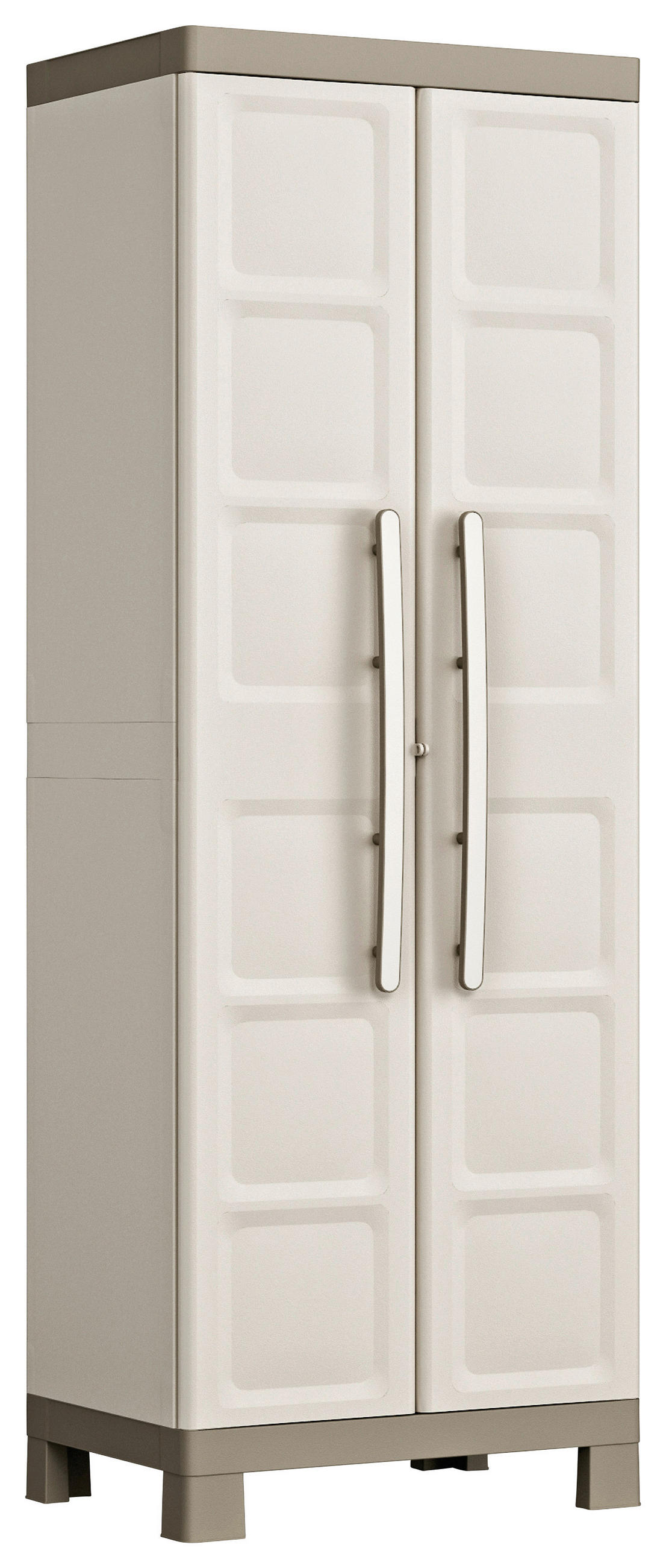 GERÄTESCHRANK  - Taupe/Beige, MODERN, Kunststoff (65/182/45cm) - Keter