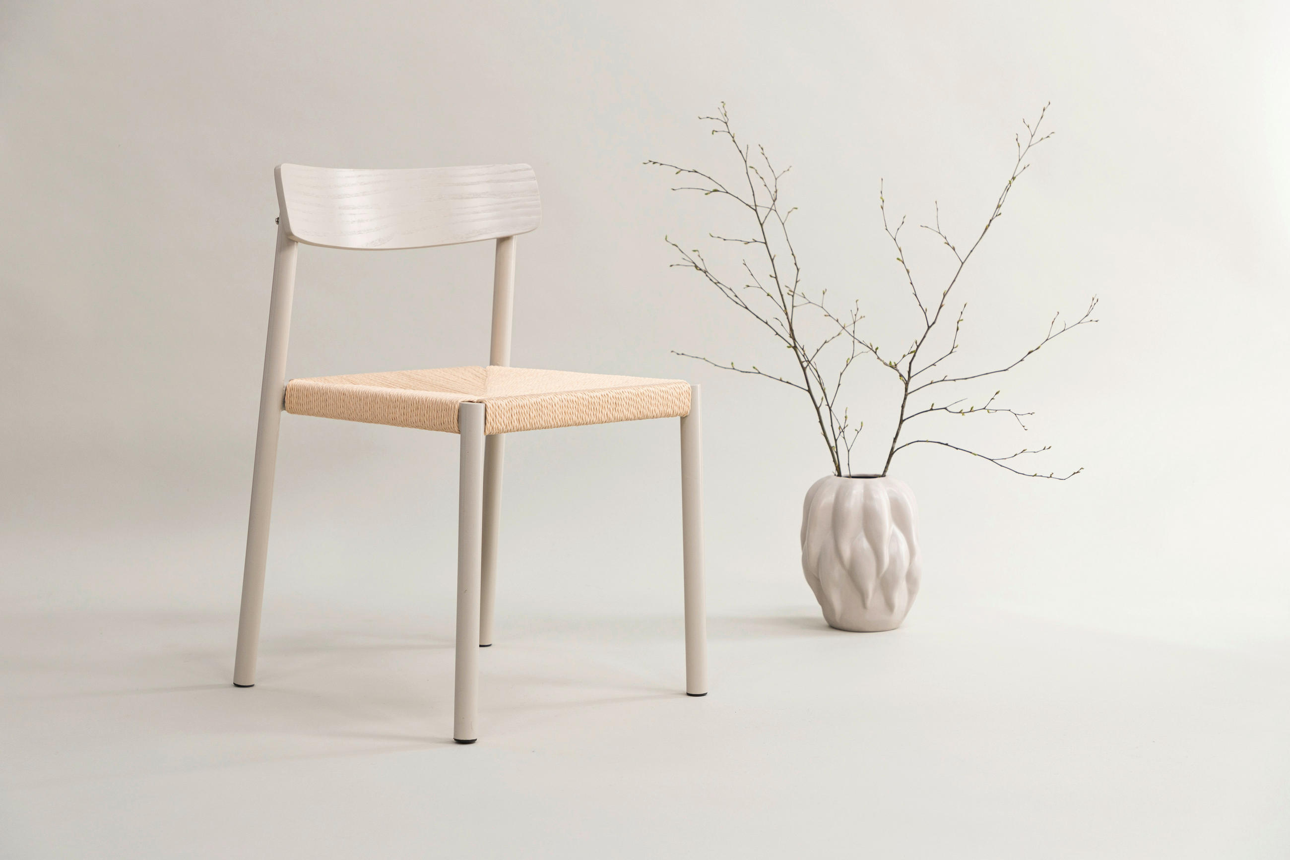 STUHL Rattan  - Design, Holz/Metall (51,5/79/54cm) - Livetastic