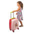 Kinderhartscfhalentrolley - Hellrosa/Dunkelrot, Kunststoff (40/30/22cm) - Sigikid