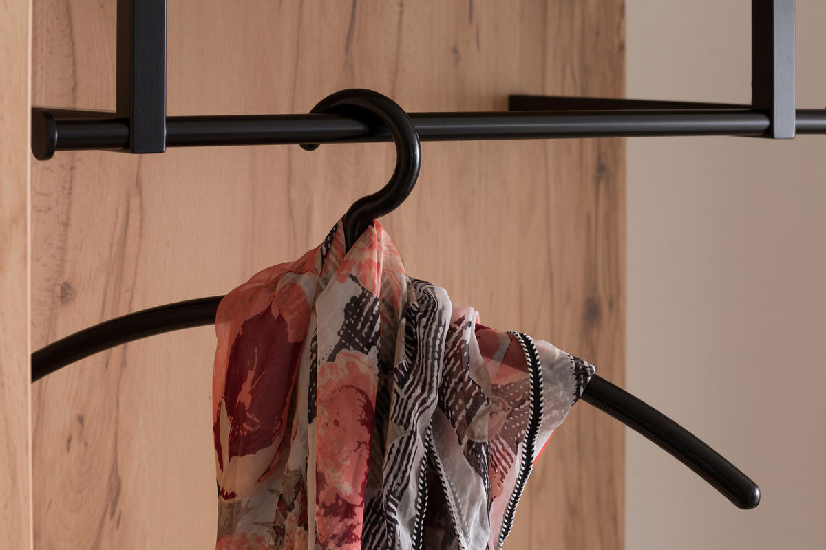 GARDEROBE 6-teilig  in 220/200/38 cm  - Buchefarben, Konventionell, Holzwerkstoff (220/200/38cm) - Moderano