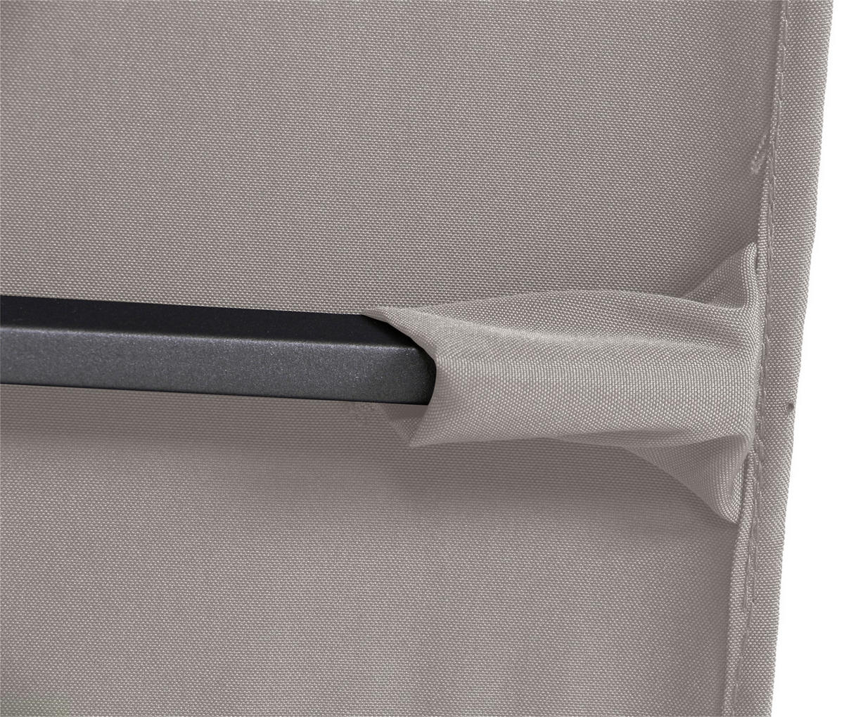 AMPELSCHIRM 300 cm  - Taupe/Anthrazit, KONVENTIONELL, Textil/Metall (300/300cm) - Siena Garden