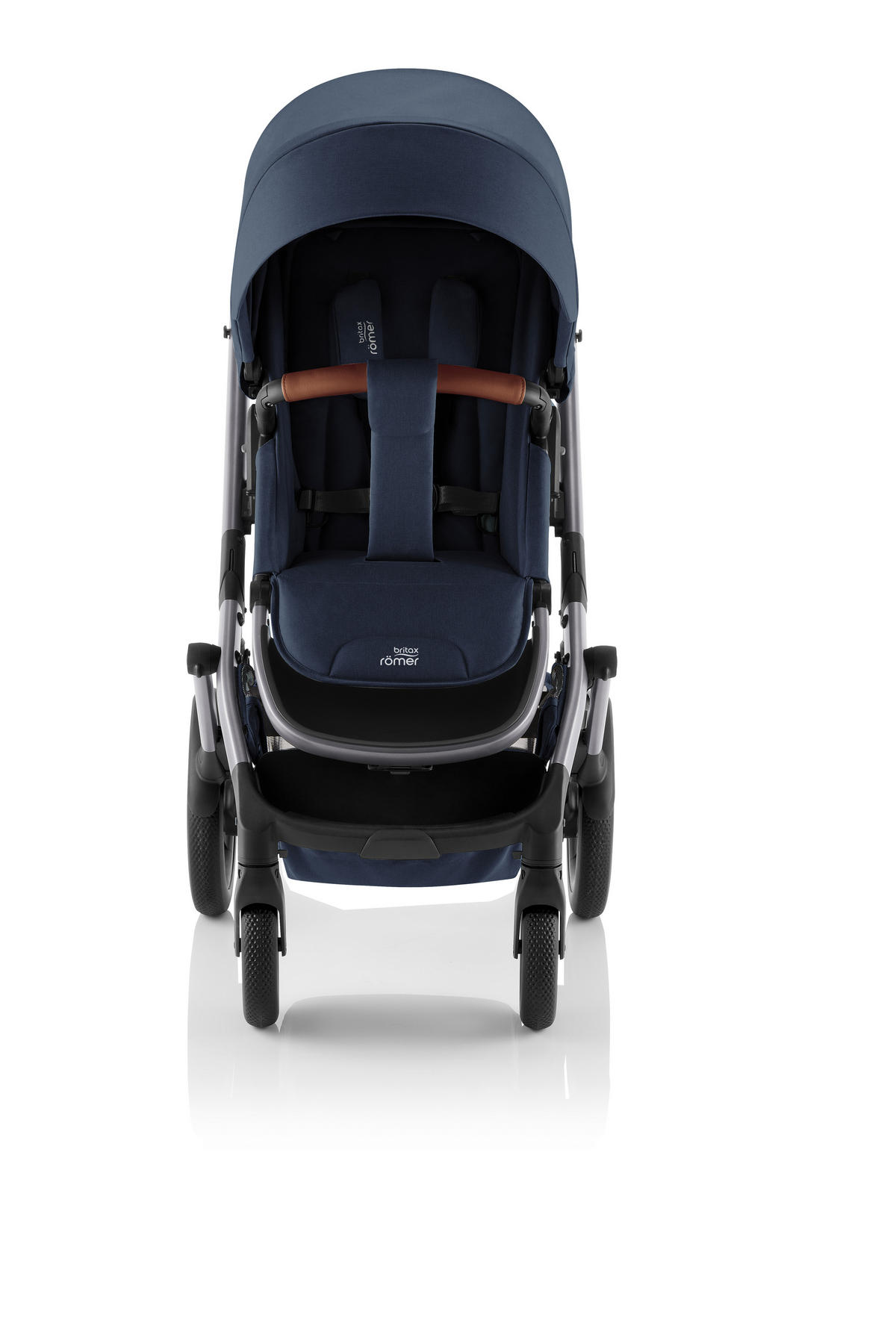 KINDERWAGEN Smile 5Z  - Hellgrau/Dunkelblau, Basics, Textil/Metall (57/112/97,7cm) - Britax Römer