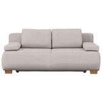BOXSPRINGSOFA  in Webstoff Naturfarben Skandinavisch  - Naturfarben, MODERN, Holz/Textil (205/93/108cm) - Venda