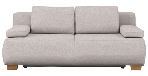 BOXSPRINGSOFA  in Webstoff Naturfarben Skandinavisch  - Naturfarben, MODERN, Holz/Textil (205/93/108cm) - Venda