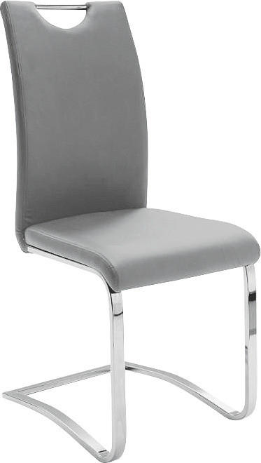 HOUPACÍ ŽIDLE, šedá - šedá, Design, kov/textil (43/100/57cm) - Carryhome