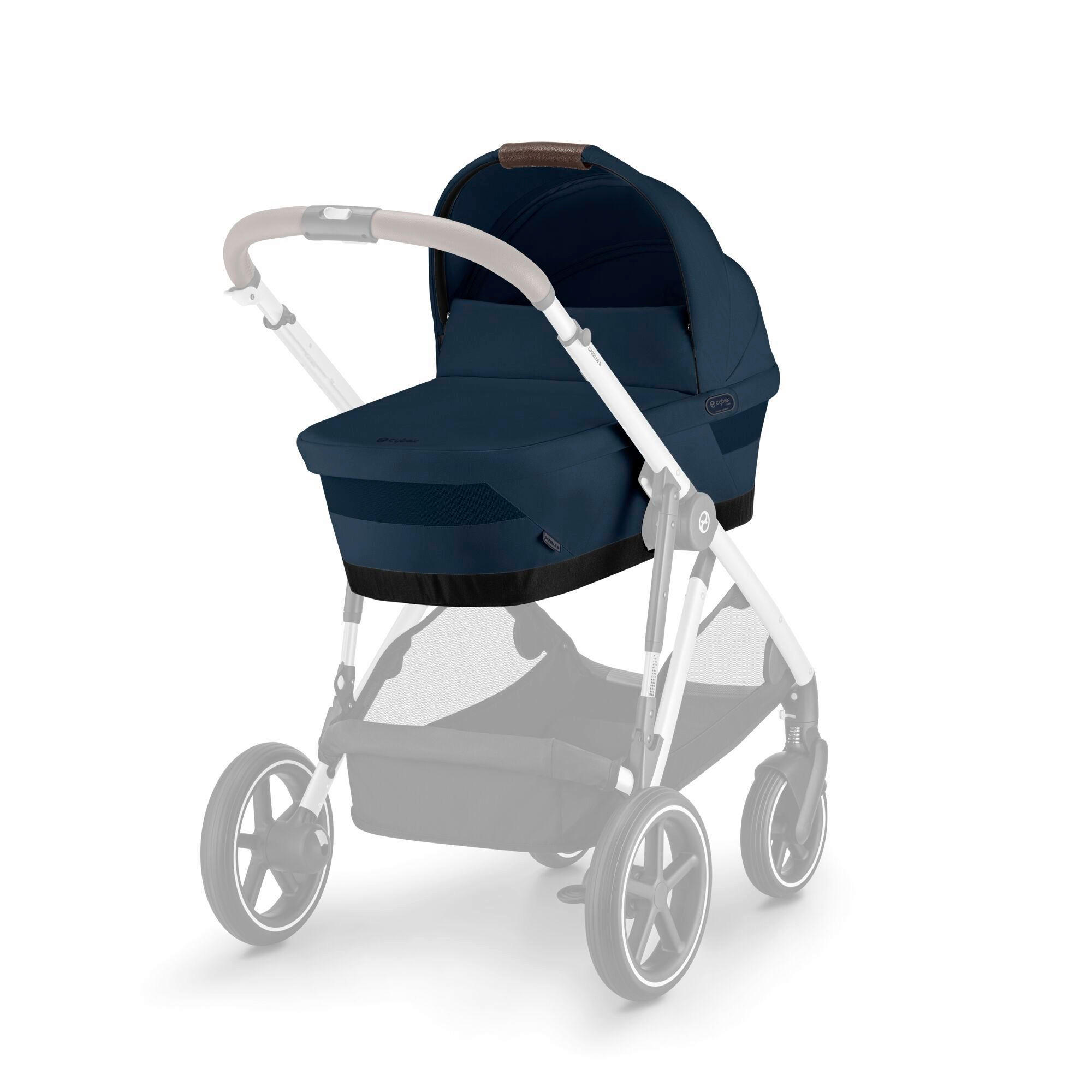 LIGGDEL GAZELLE S  - mörkblå, Basics, textil/plast (86/44/27-56cm) - Cybex