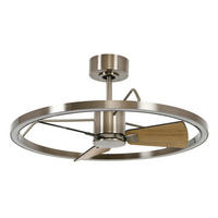 TAKFLÄKT Cessna 36 W  - valnötsfärgad/mässingsfärgad, Basics, metall/trämaterial (70/34.5/70cm)
