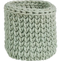 AUFBEWAHRUNGSKÖRBCHEN  18/18 cm    - Grün, Basics, Textil (18/18cm) - Patinio
