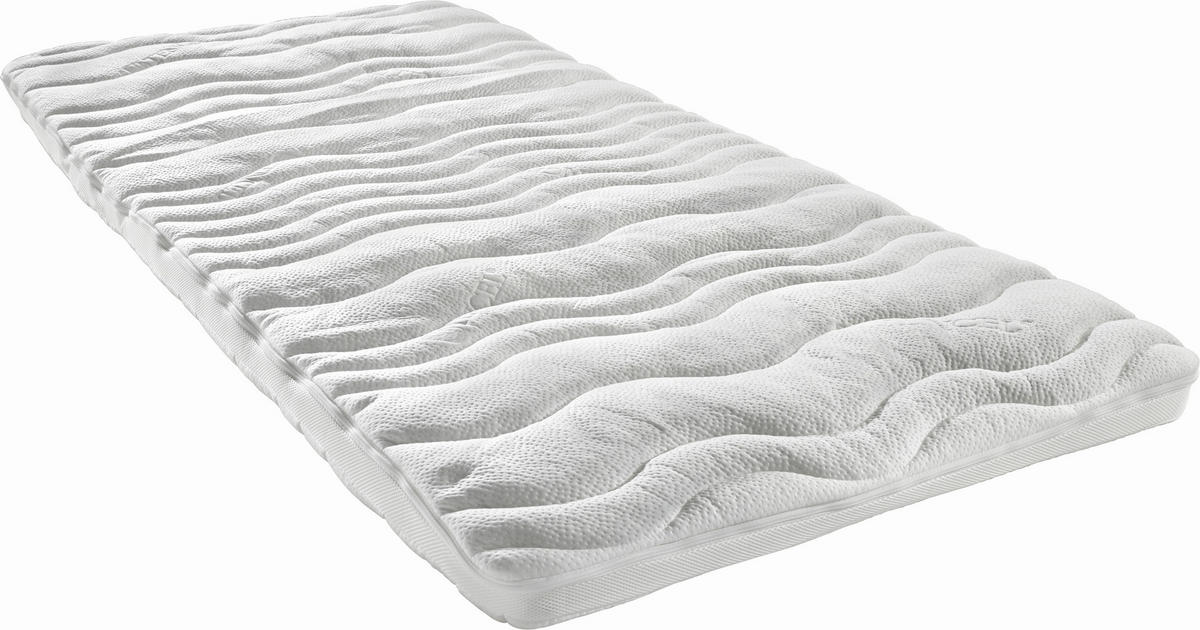 TOPPER 90/200 cm Höhe ca. 5 cm  - Weiß, Basics, Textil (90/200cm) - Sleeptex