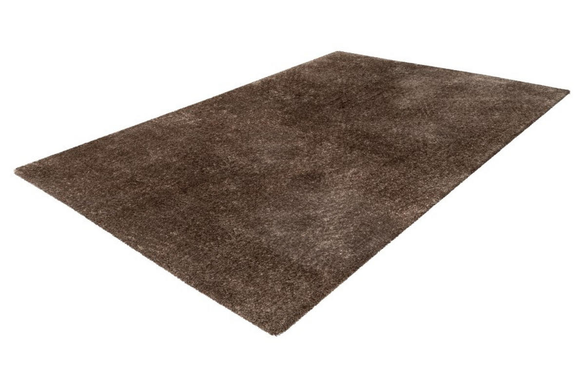 KOSMATINEC Glamour  120/170 cm  tkano  rjavosiva  - rjavosiva, Basics, tekstil (120/170cm)