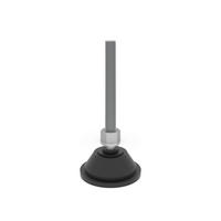 FUSS    - Silberfarben/Schwarz, Basics, Metall (5/12/5cm) - Dieter Knoll