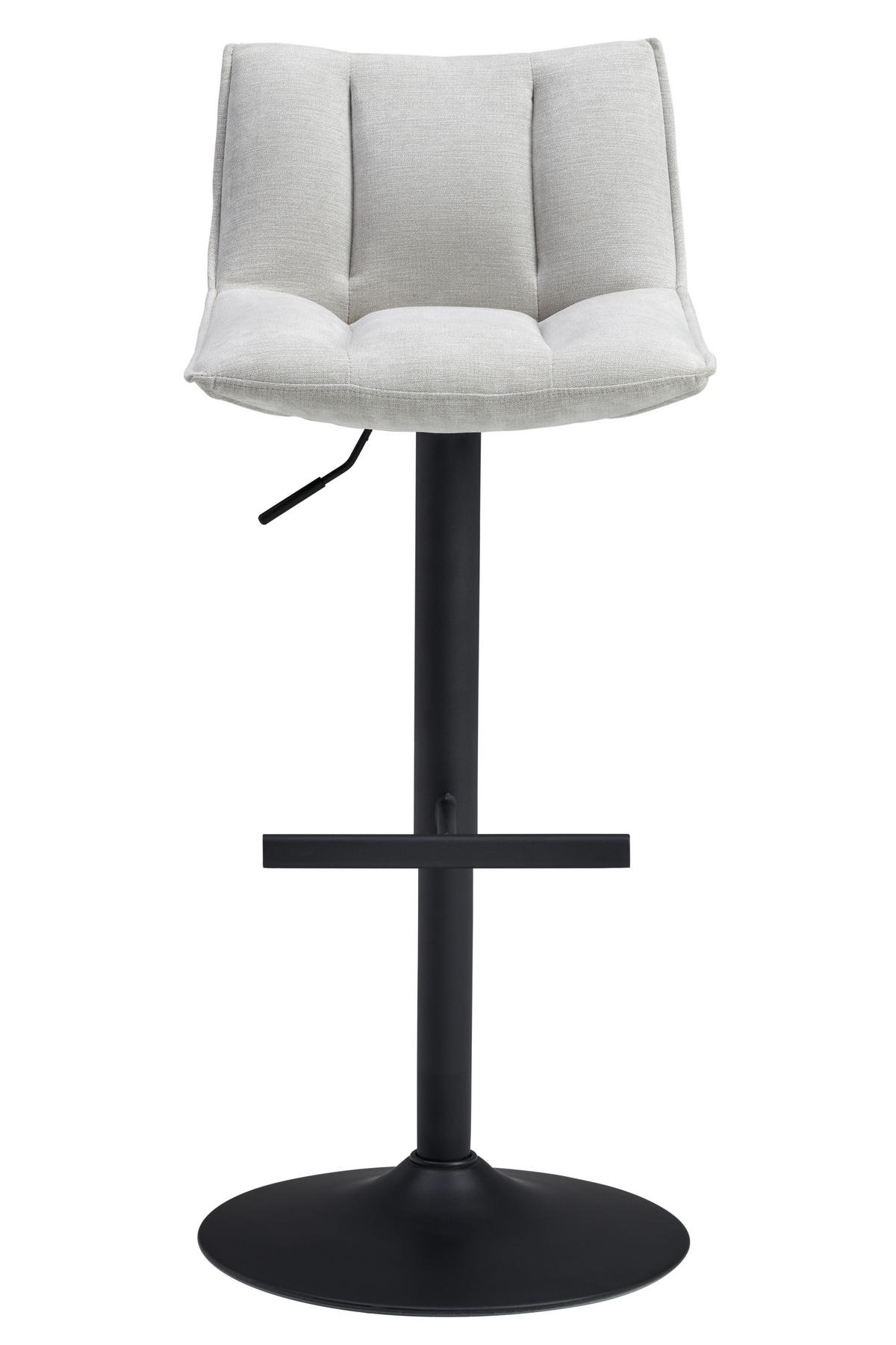 BARHOCKER in Beige  - Beige/Schwarz, MODERN, Textil/Metall (46/87-108/52cm) - MID.YOU