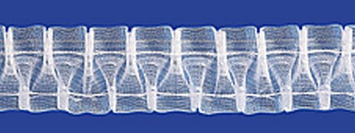 DARÁZS BEHÚZÓSZALAG  - áttetsző, Basics, textil (5cm)