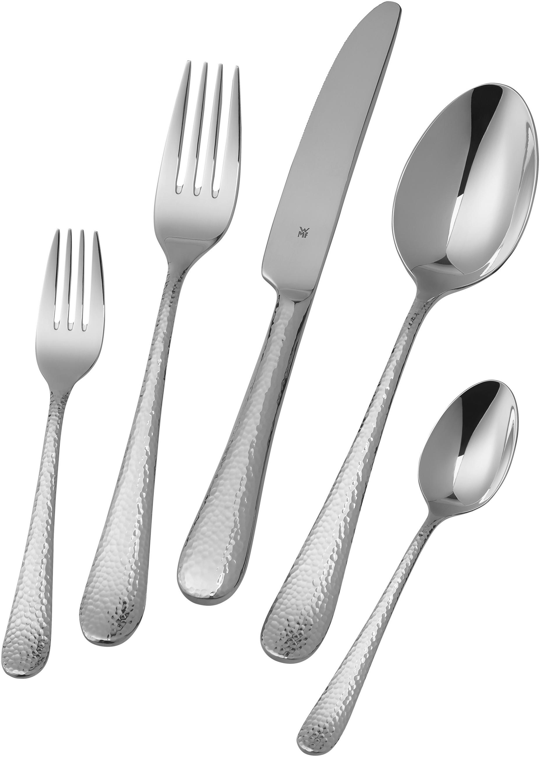 BESTECKSET SITELLO 30-teilig Edelstahl  - Grau, Basics, Metall (43,5/27/57cm) - WMF