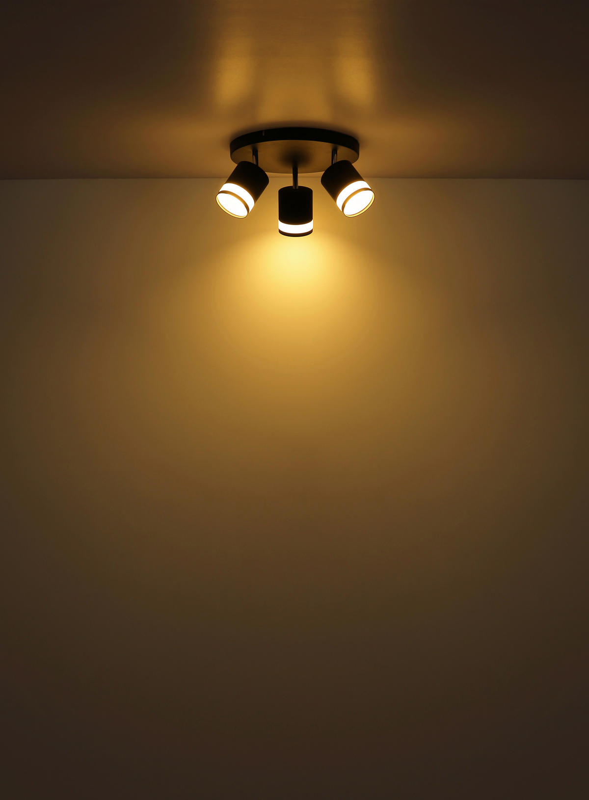 STRAHLER 30/18,5 cm   - Schwarz/Weiß, Design, Kunststoff/Metall (30/18,5cm) - Globo