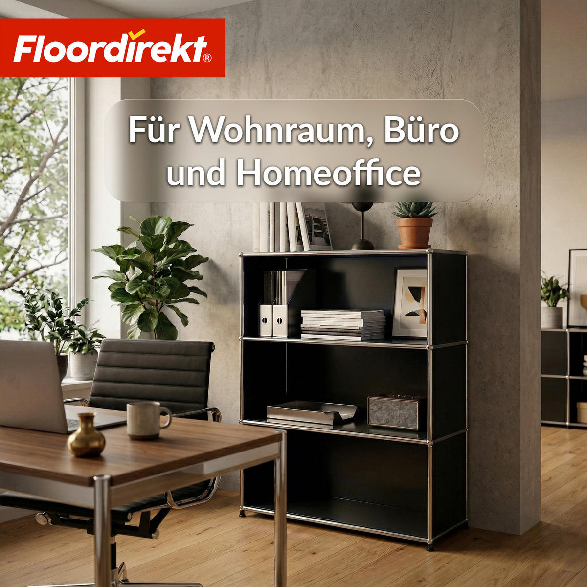 SIDEBOARD Concept Epure MK-101 75/120/40 cm  - Schwarz, Basics, Metall (75/120/40cm) - Floordirekt