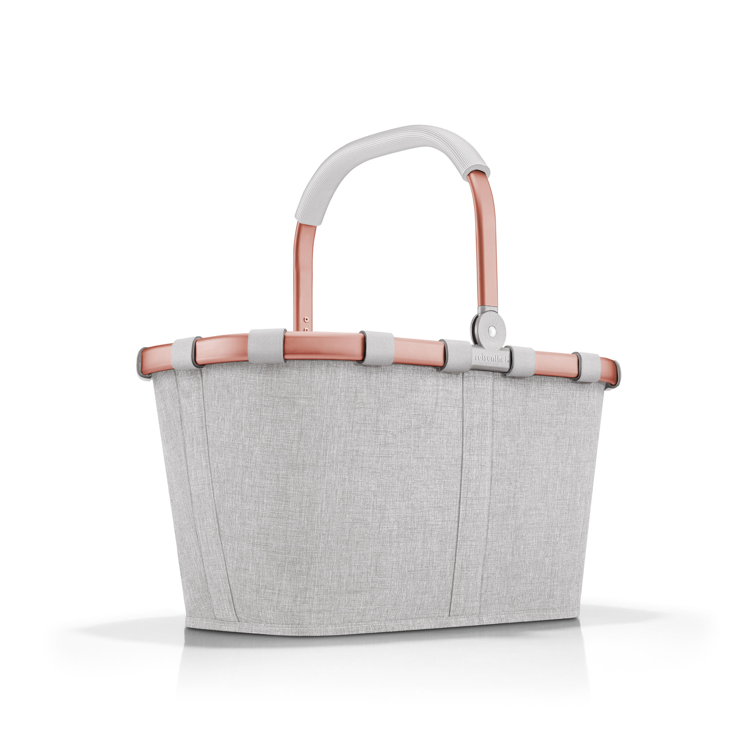 EINKAUFSKORB - Roségold/Grau, Textil (49/29/28cm) - Reisenthel