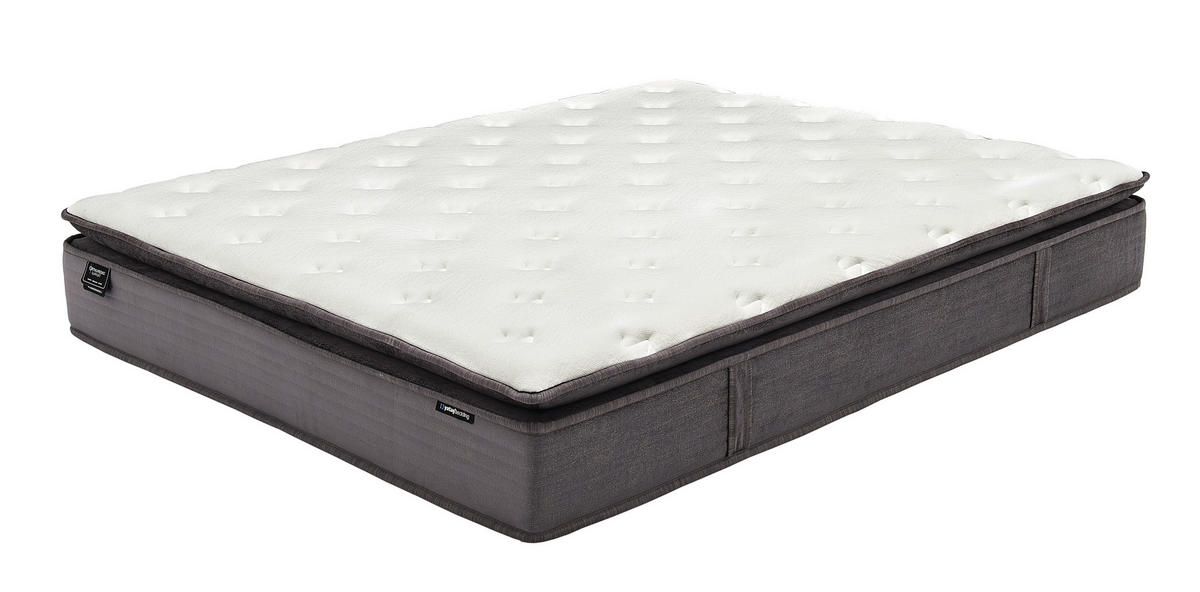 TÁSKARUGÓS MATRAC 140/200 cm  - antracit/fehér, Basics, textil (140/200cm) - Sleeptex