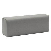 ARMLEHNE  in Aluminium Webstoff  - Hellgrau, Design, Textil/Metall (101/40/31cm) - Amatio
