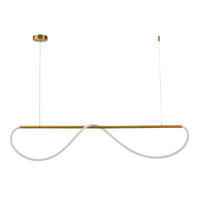 HÄNGELEUCHTE 160/15/130 cm    - Goldfarben, Design, Metall (160/15/130cm)