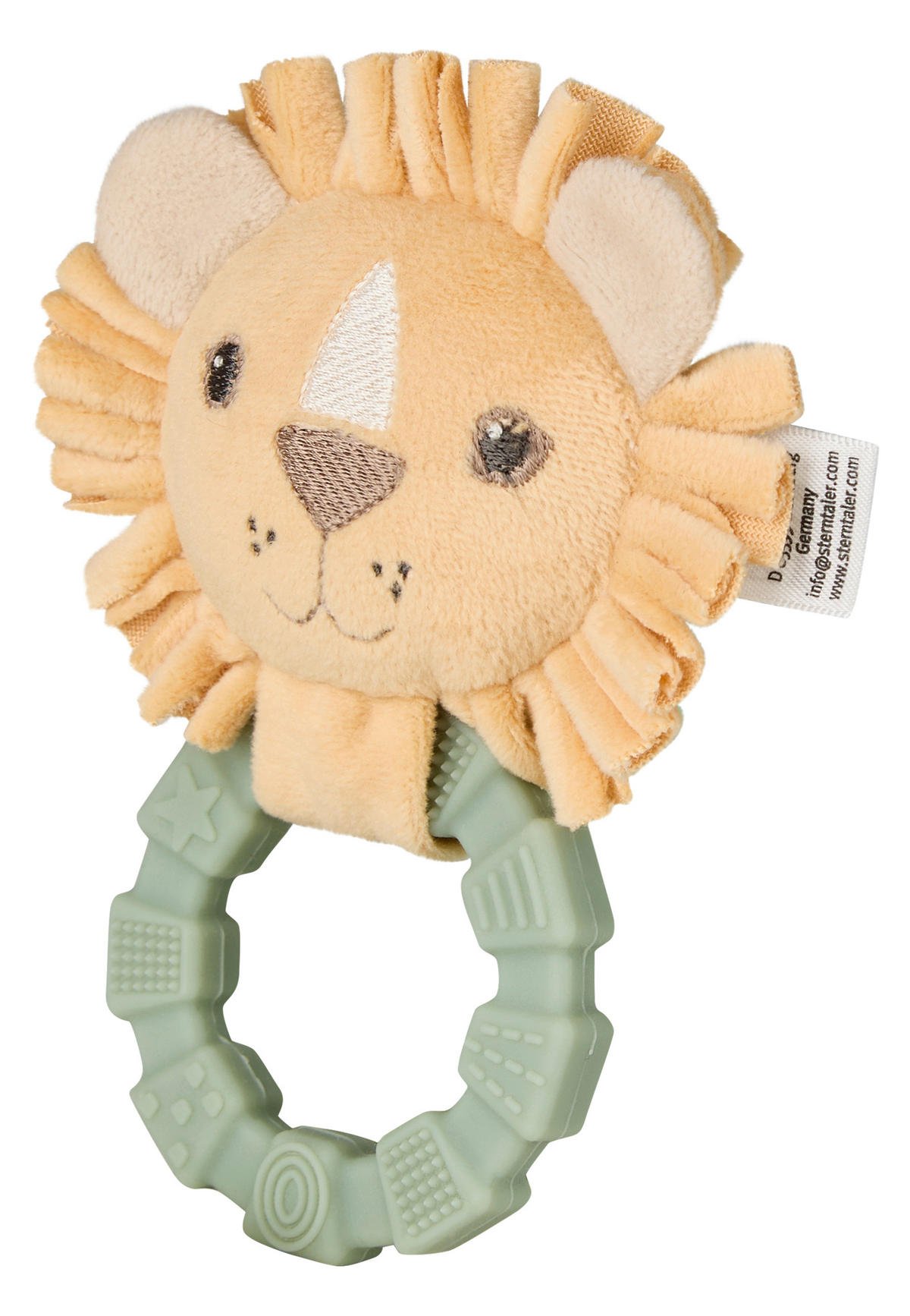 GREIFLING Löwe Leo  - Hellgelb, Basics, Textil (13/9/2,5cm) - Sterntaler