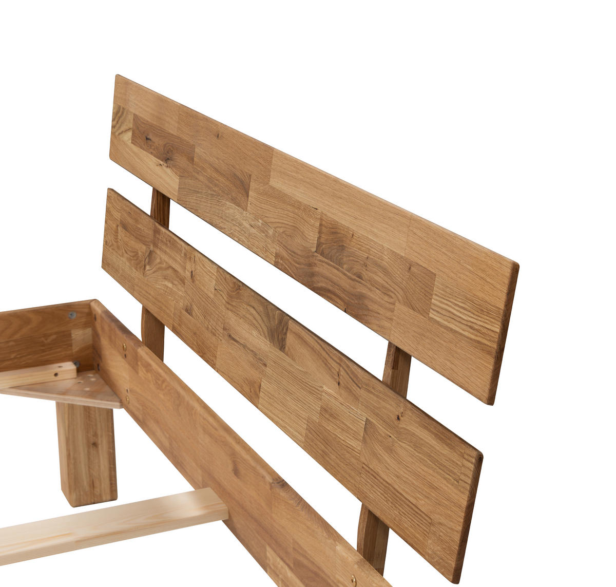 BETT 180/78 cm  in Eichefarben  - Eichefarben, MODERN, Holz (180/78cm) - MID.YOU