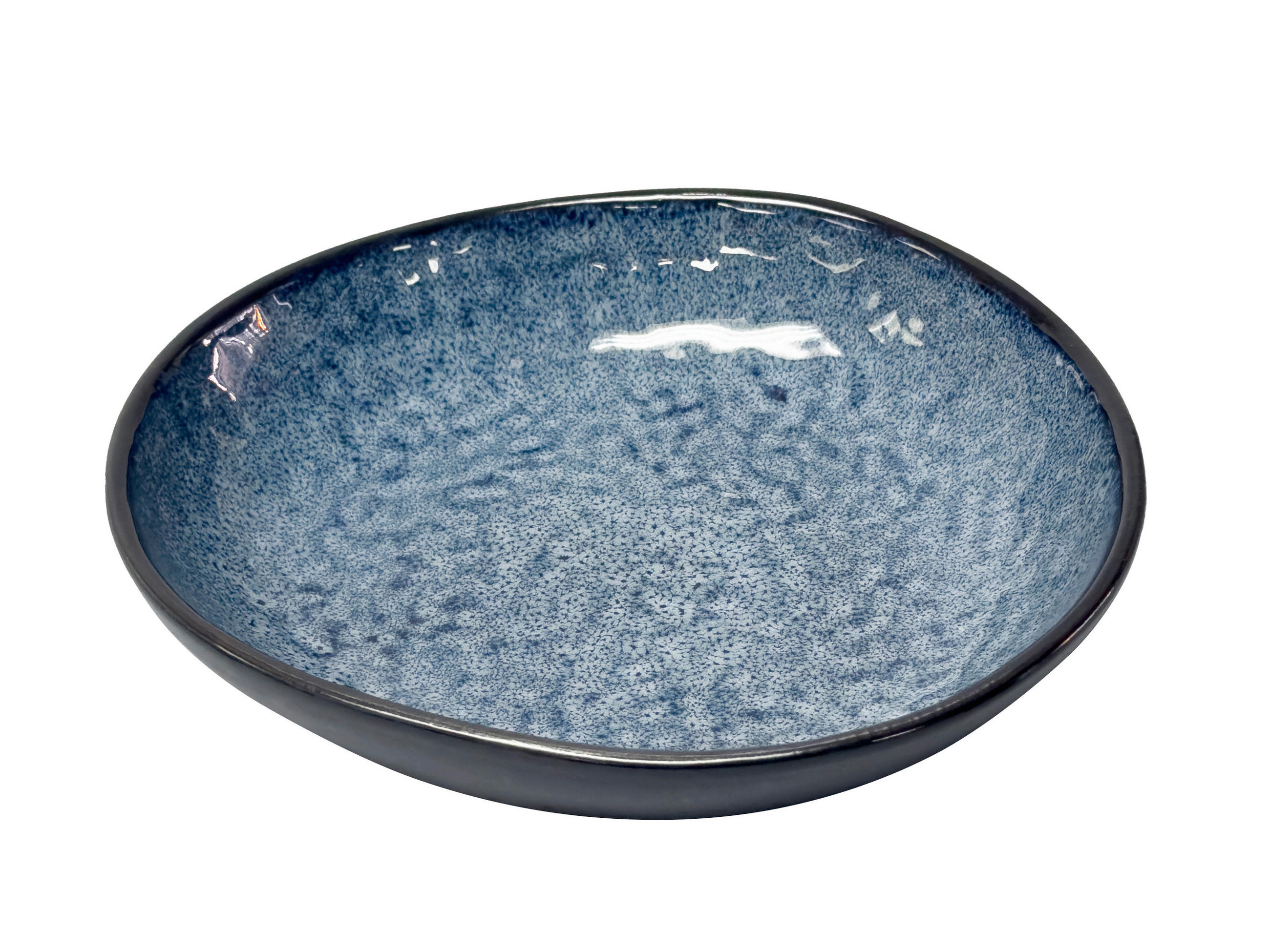 DESSERTTELLER SØREN BLUE   22,6/22,3 cm  - Blau, Trend, Keramik (22,6/22,3cm) - Novel