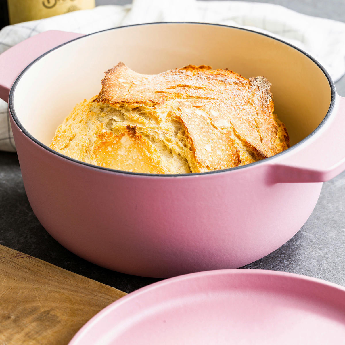 BRÄTER Cast Iron  - Creme/Rosa, Basics, Metall (3.3l) - Kitchenaid