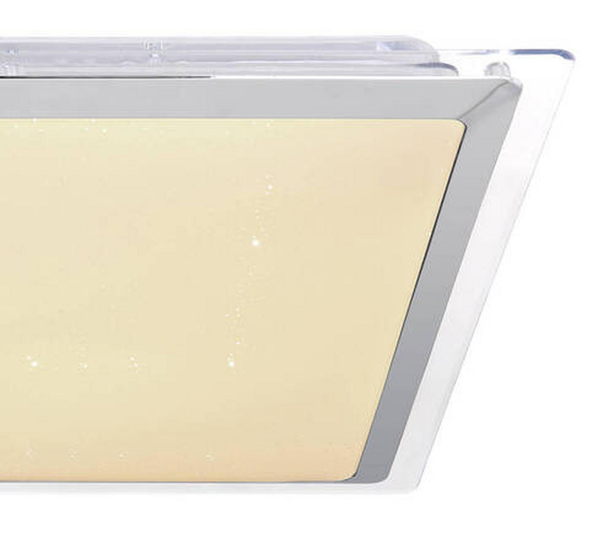STROPNA LED-SVETILKA     3000-6000 K 230 V  - barve niklja/bela, Basics, kovina/umetna masa (55/55/8cm)