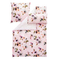 WENDEBETTWÄSCHE Satin 135/200 cm  - Rosa, Trend, Textil (135/200cm) - Estella