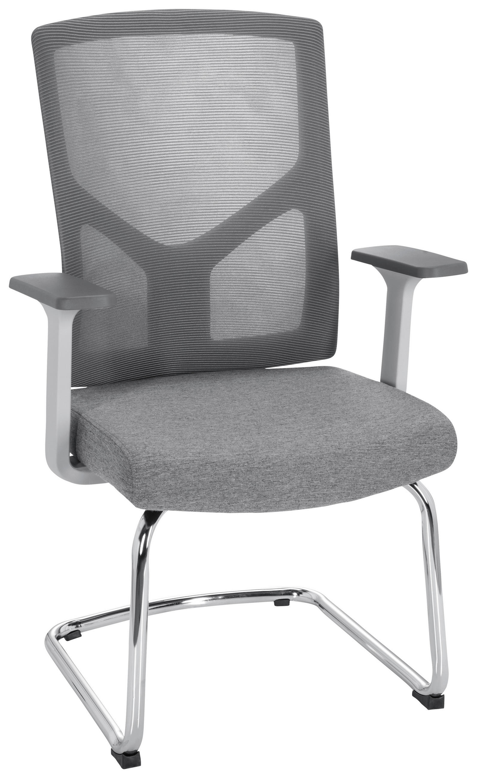 BESÖKSSTOL  i nätklädsel, flatväv grå  - grå, Modern, metall/textil (62/106/66cm) - MID.YOU