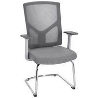 KONFERENČNI STOL umetna masa, tekstil siva  - siva, Moderno, kovina/umetna masa (62/106/66cm) - MID.YOU