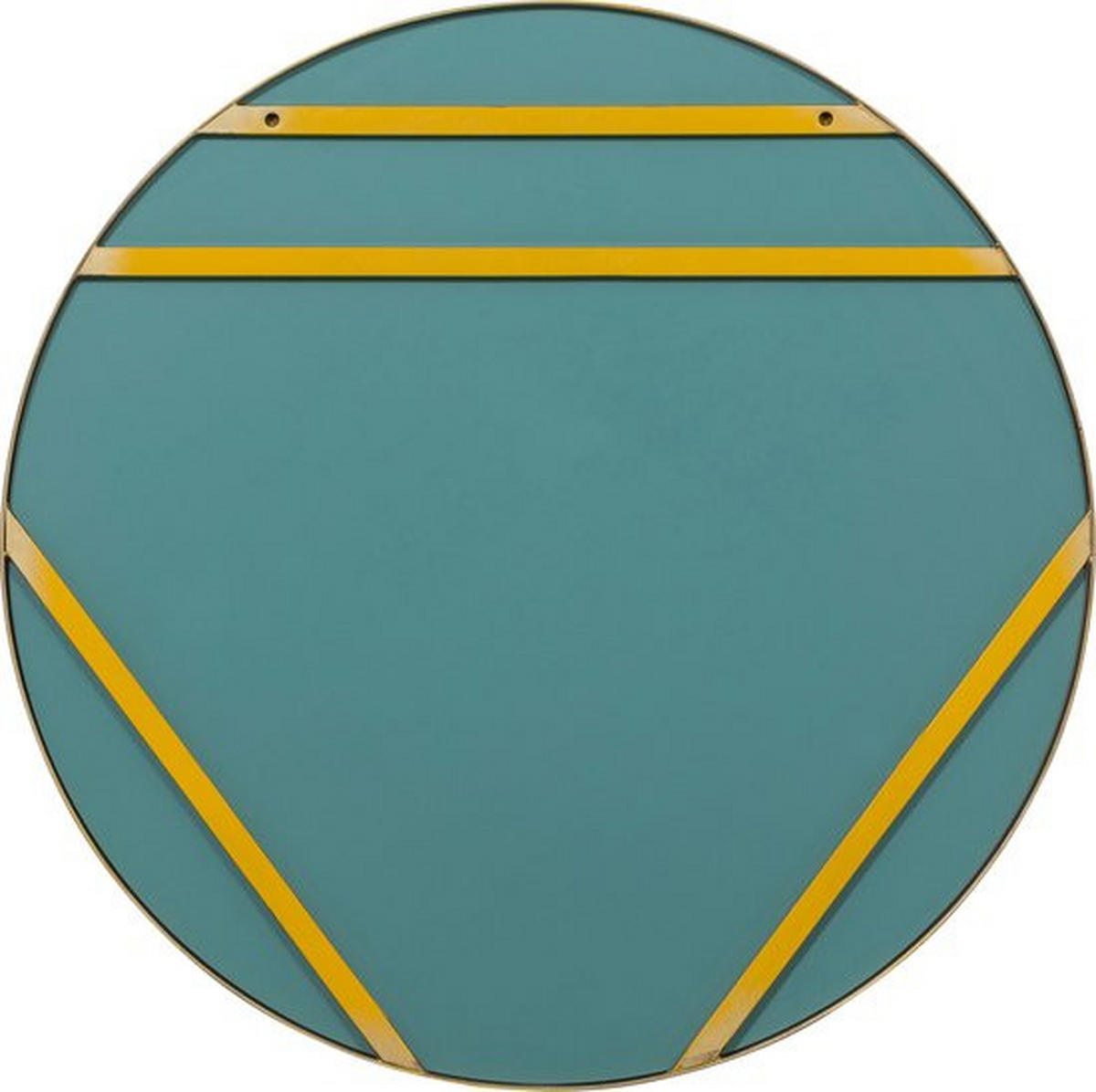 WANDSPIEGEL Goldfarben  - Goldfarben, Basics, Glas/Metall (115/115/5cm) - Livetastic