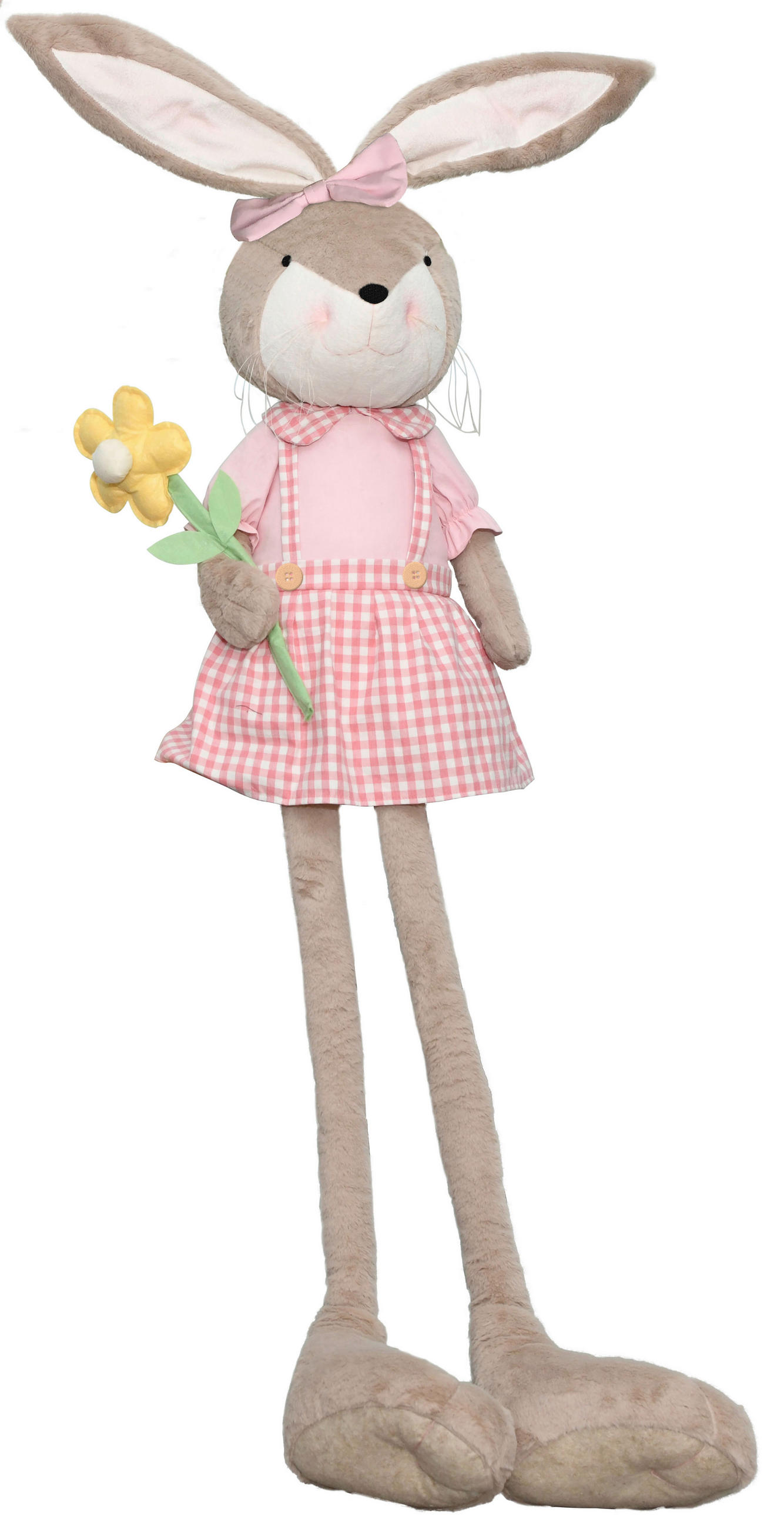 DEKOHASE - Pink/Gelb, LIFESTYLE, Textil (37/180/28cm)