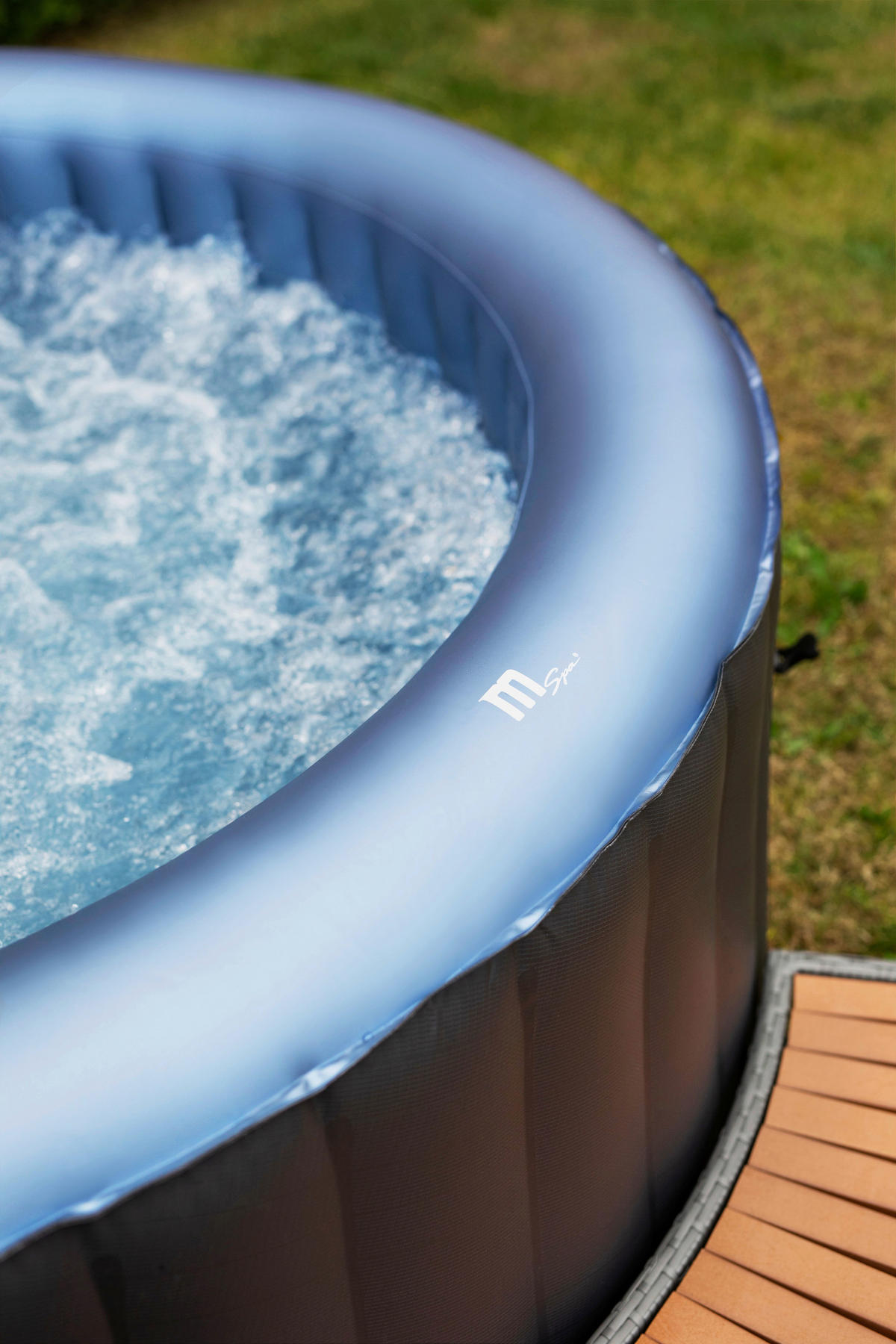 WHIRLPOOL MSPA COMFORT BERGEN 180/70 cm  - Blau/Anthrazit, KONVENTIONELL, Kunststoff (180/70cm)