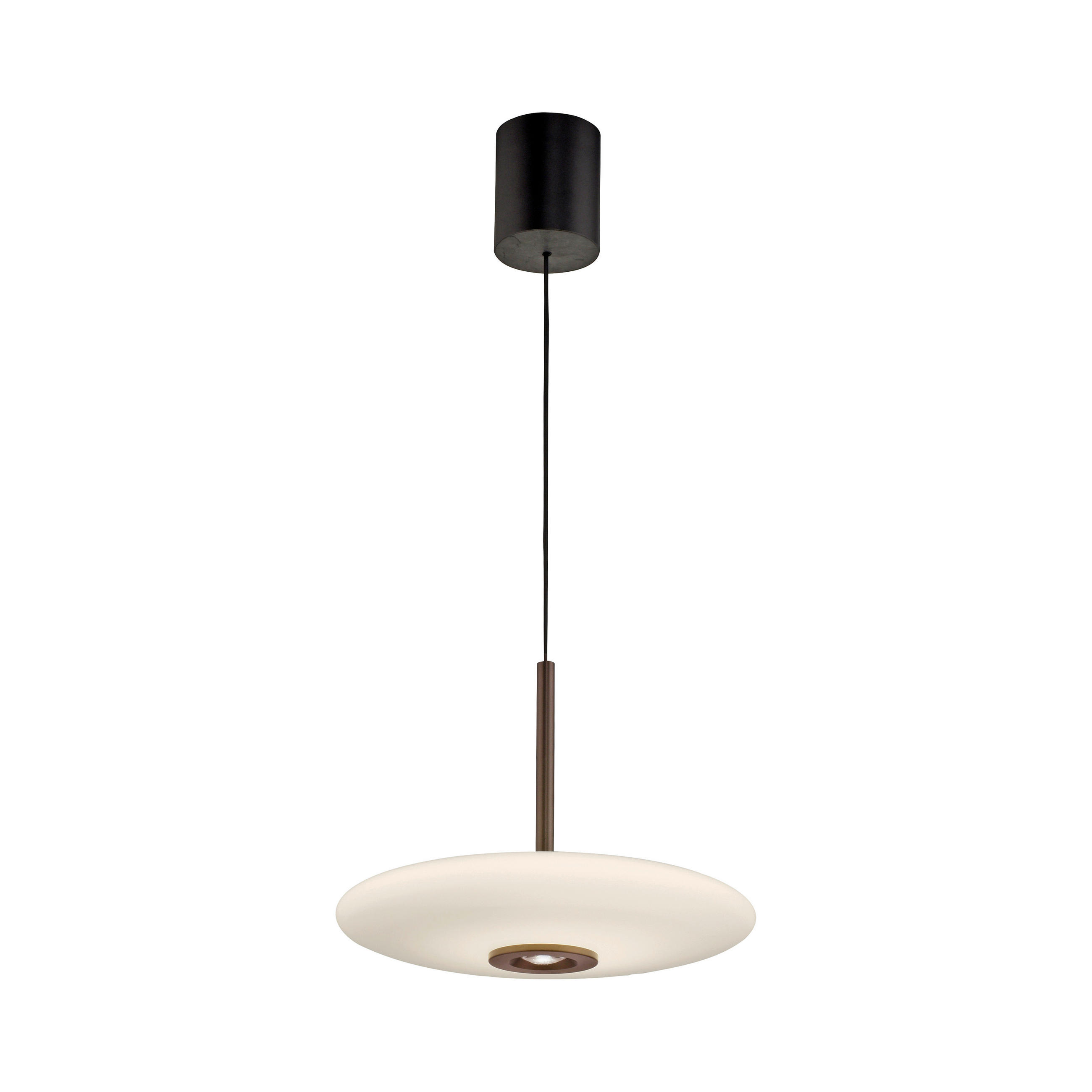 LED-HÄNGELEUCHTE 45/45/240 cm  - Braun, Design, Glas/Kunststoff (45/45/240cm) - Neuhaus PURE