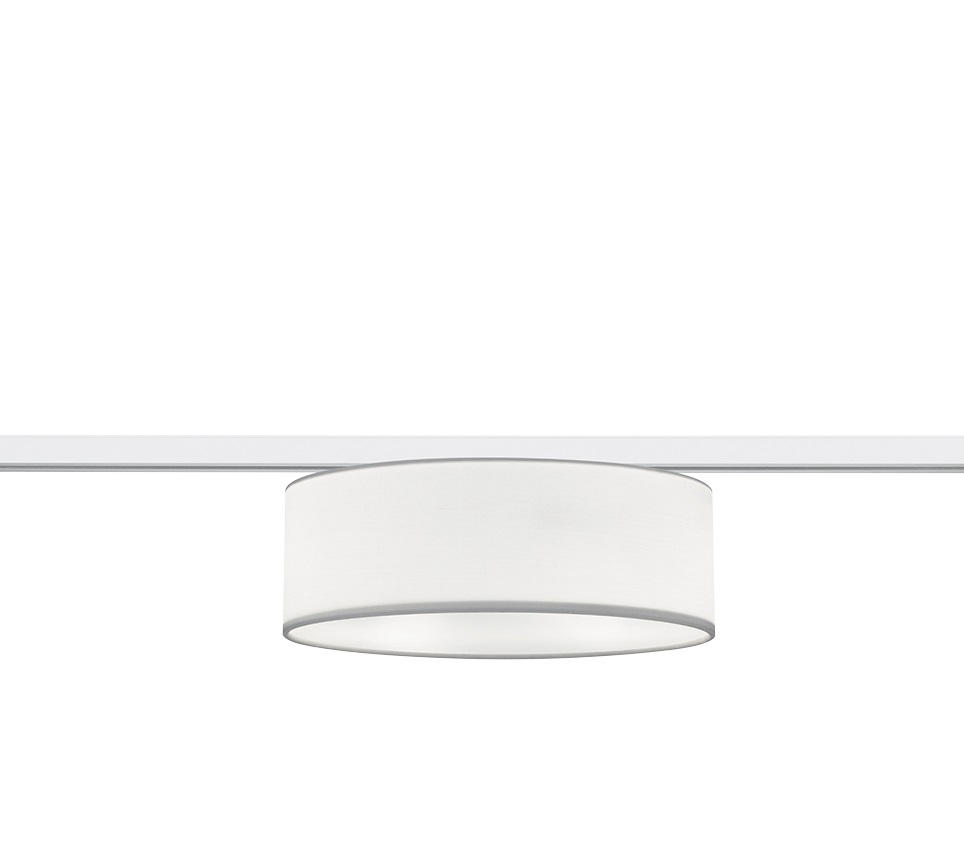 SCHIENENSYSTEM-HÄNGELEUCHTE DUOLINE TRACK-SYSTEM 30/16,3 cm   - Weiß, Design, Textil (30/16,3cm) - Trio Leuchten
