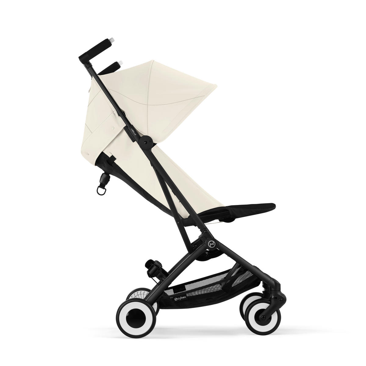 BUGGY Libelle  - Schwarz/Weiß, Basics, Textil/Metall (71/52/102cm) - cybex GOLD