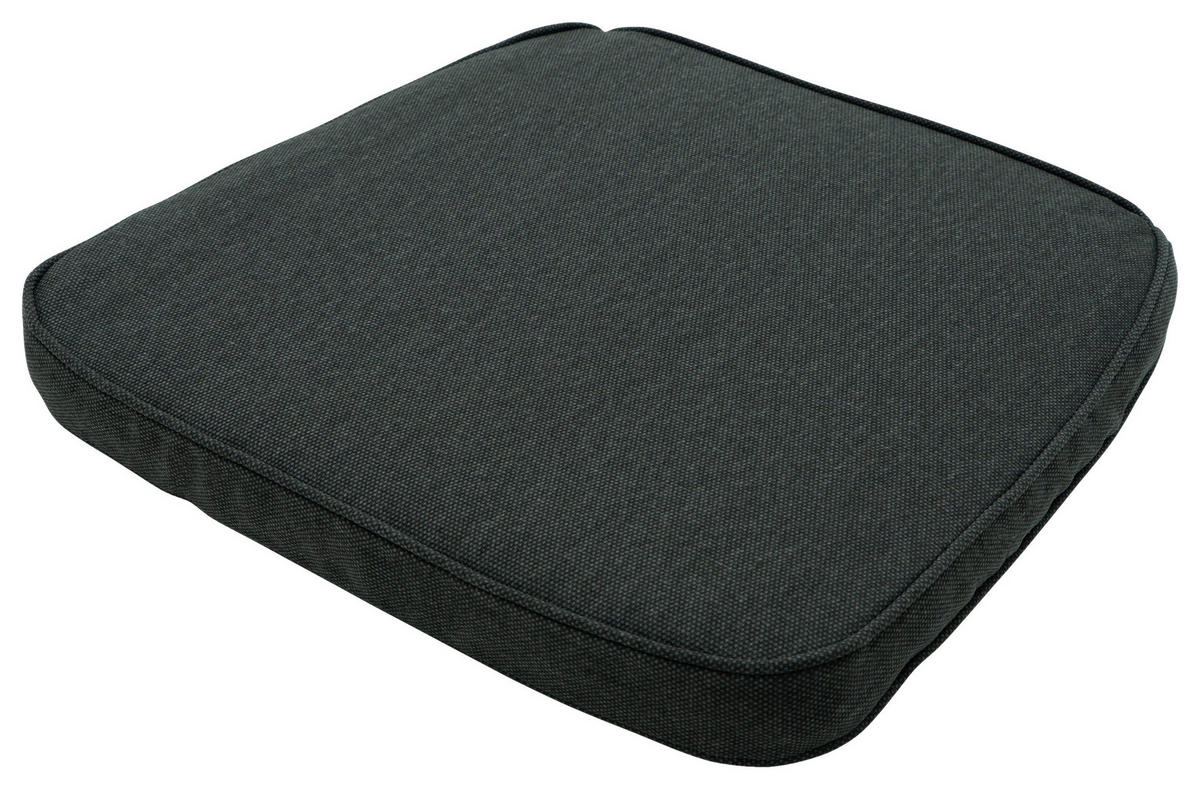 GARTENSITZKISSEN in Anthrazit  - Anthrazit, Basics, Textil (48/5/48cm)