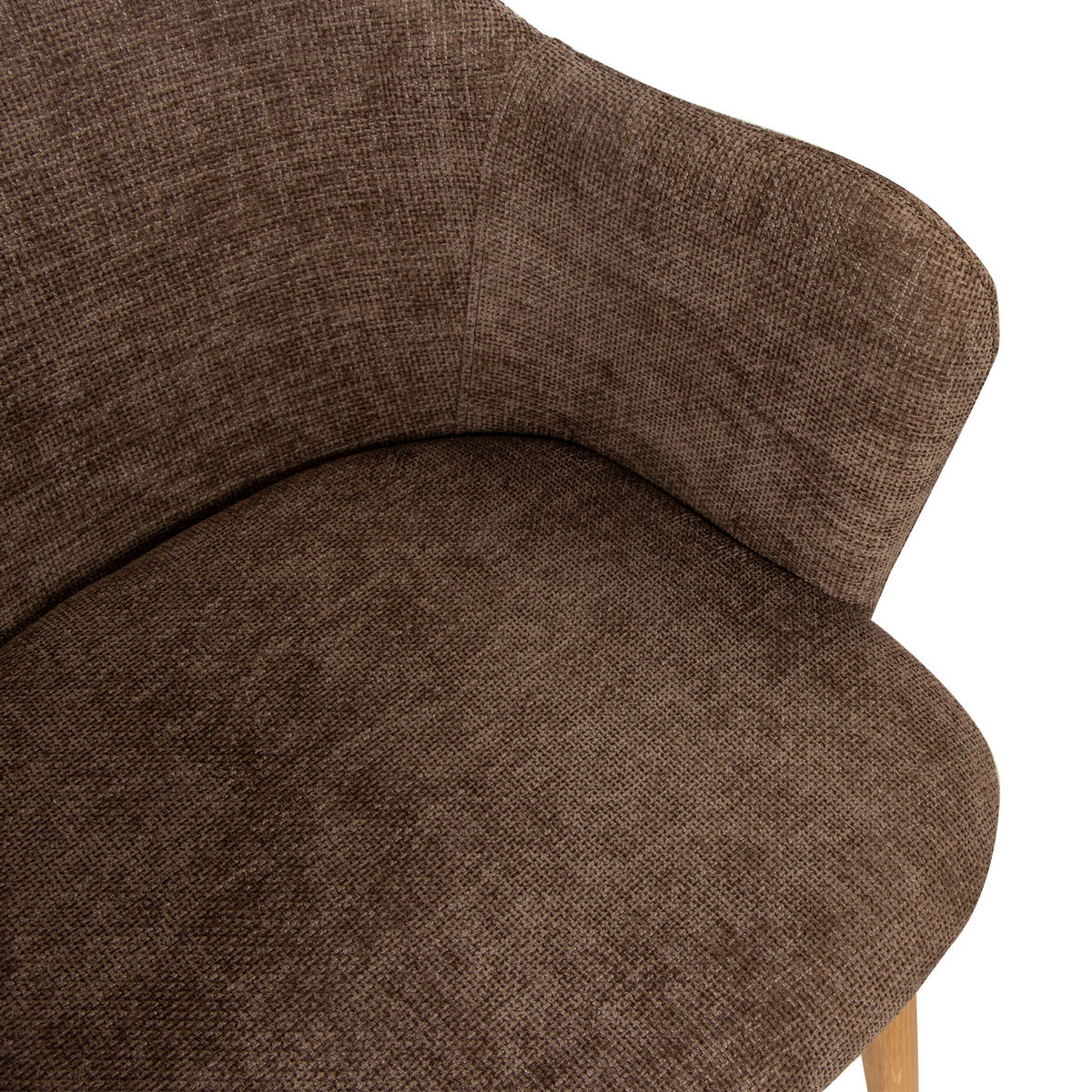 ARMLEHNSTUHL in Holz, Textil Naturfarben, Hellbraun  - Hellbraun/Naturfarben, MODERN, Holz/Textil (55/82/57cm) - Livetastic