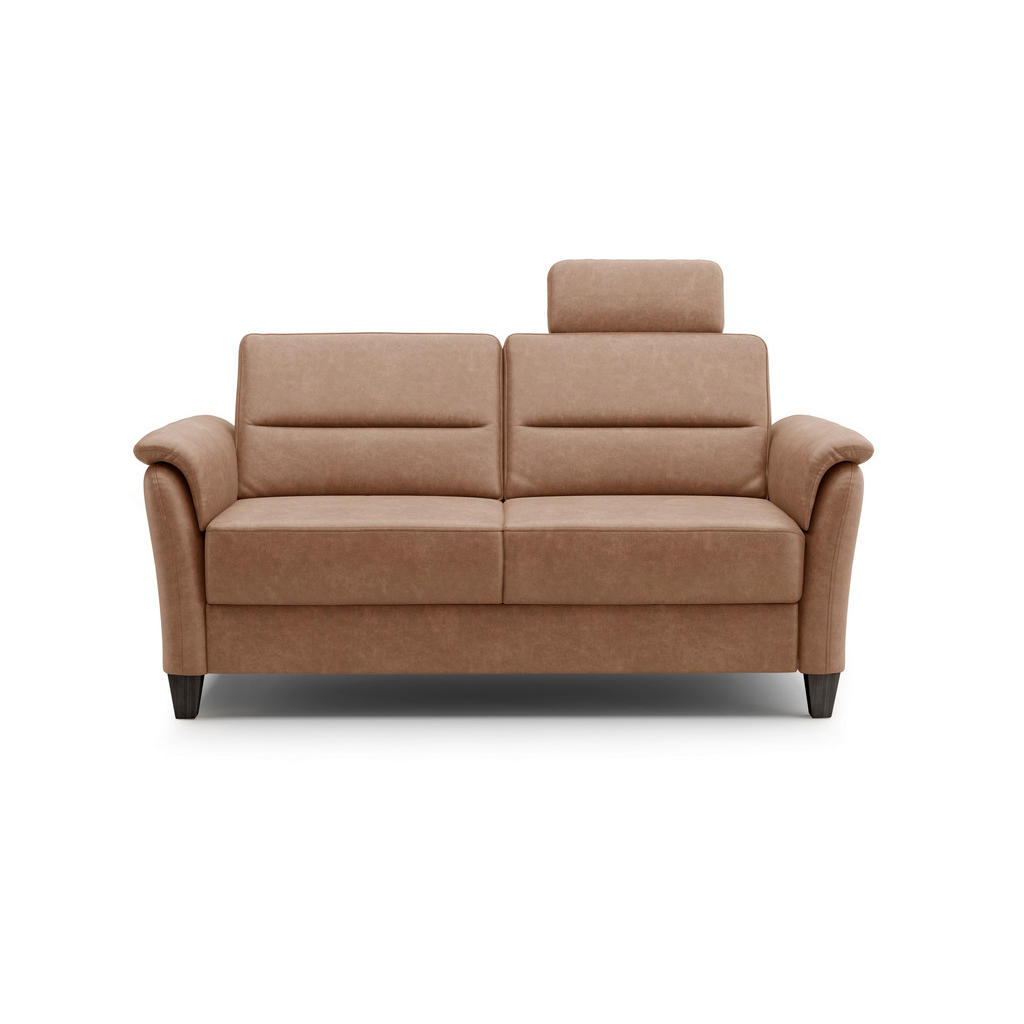 Thumbnail - Sit & More 3-Sitzer-Sofa Palmera V, Cognac, Textil, Buche, 179x89x89 cm, Goldenes M, Oeko-Tex® Standard 100, Made in Eur...