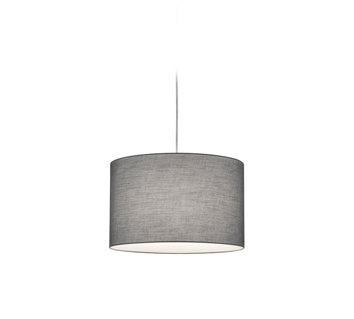 SCHIENENSYSTEM-HÄNGELEUCHTE - Grau, Basics, Textil (40/180cm) - Trio Leuchten