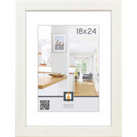 BILDERRAHMEN - Weiß, Basics, Glas/Kunststoff (21/27/1,5cm)