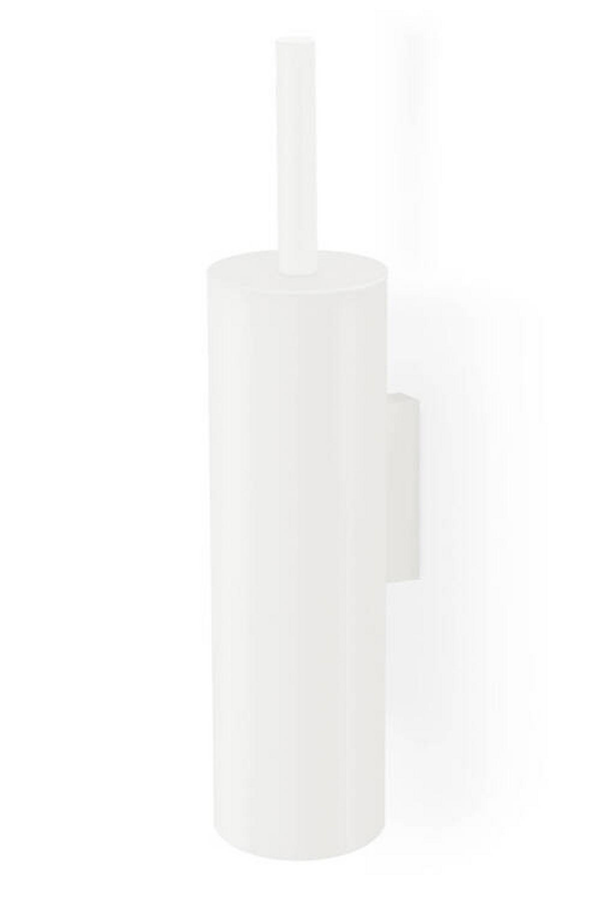 WC-GARNITURA S ŠČETKO - bela, Design, kovina/umetna masa (12,5/40,4cm) - Zack