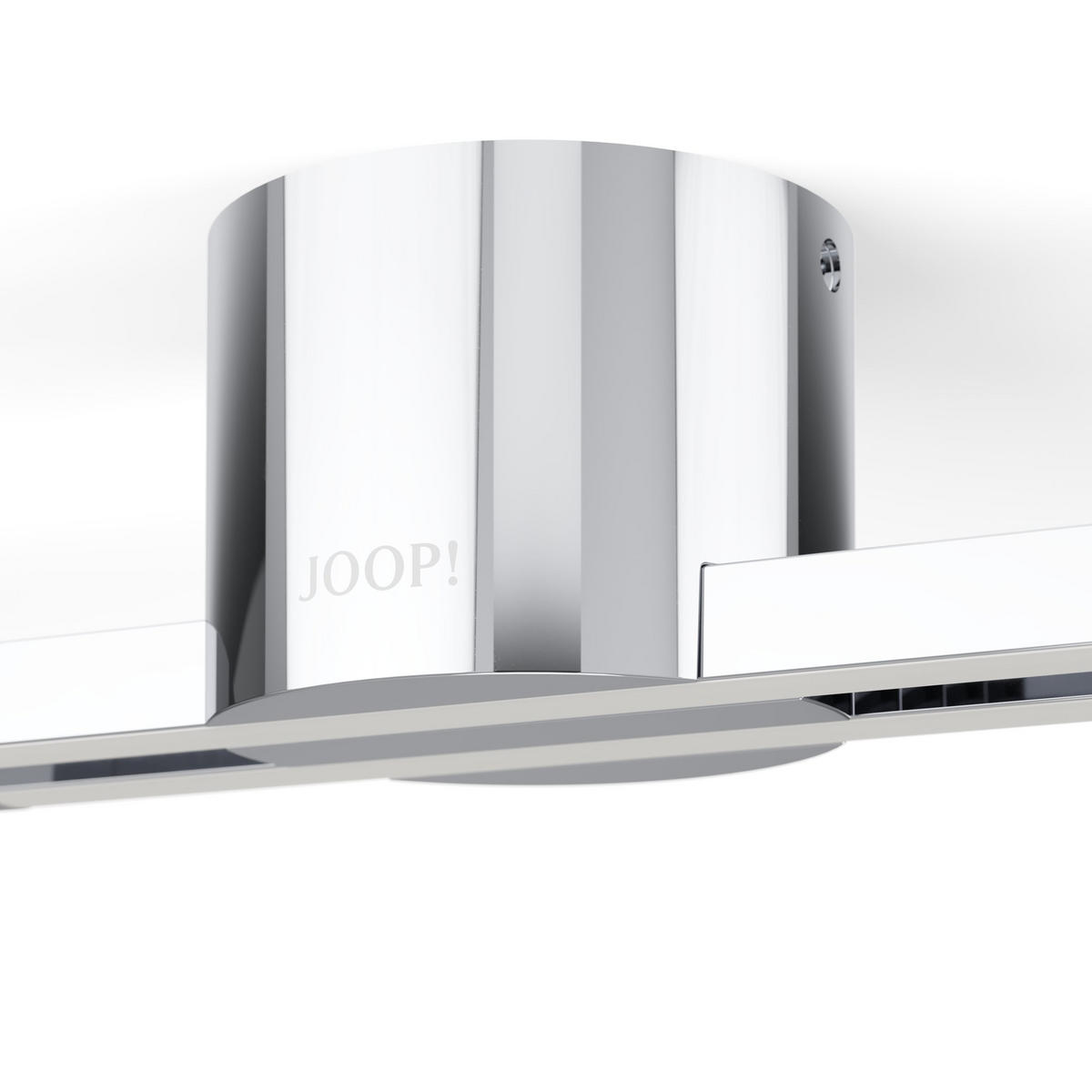 STROPNÉ LED SVIETIDLO, 80/10,5/8 cm - biela/chrómová, Design, kov/plast (80/10,5/8cm) - Joop!