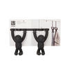 TÜRGARDEROBE Schwarz  - Schwarz, Basics, Kunststoff/Metall (11/30/22cm) - Umbra